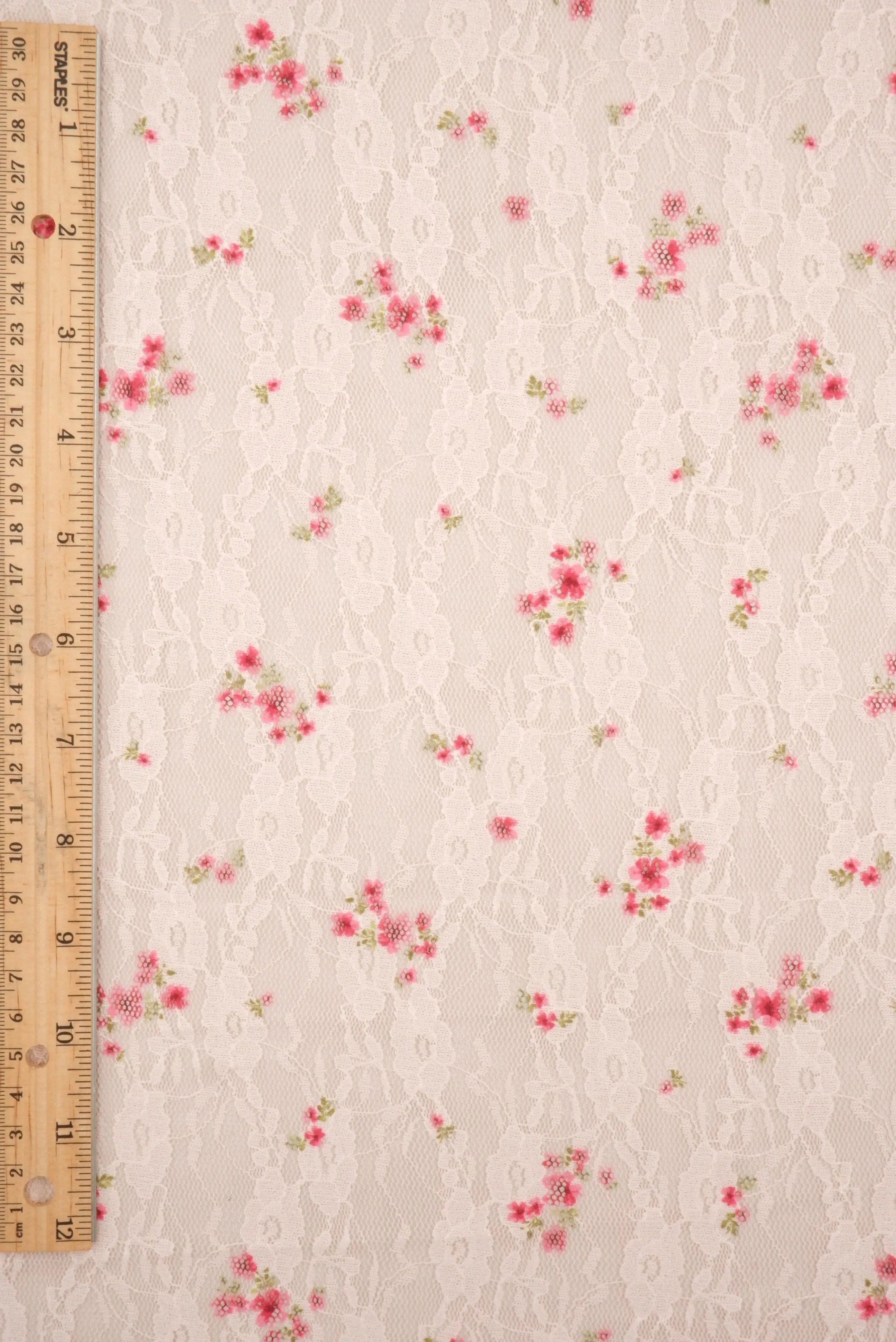 LACE4481-M11721 PEACH BLOUSE BOTTOMS CAMI DIGITAL PRINT DITSY DRESS LACE POLYESTER SKIRTS SPANDEX TOPS