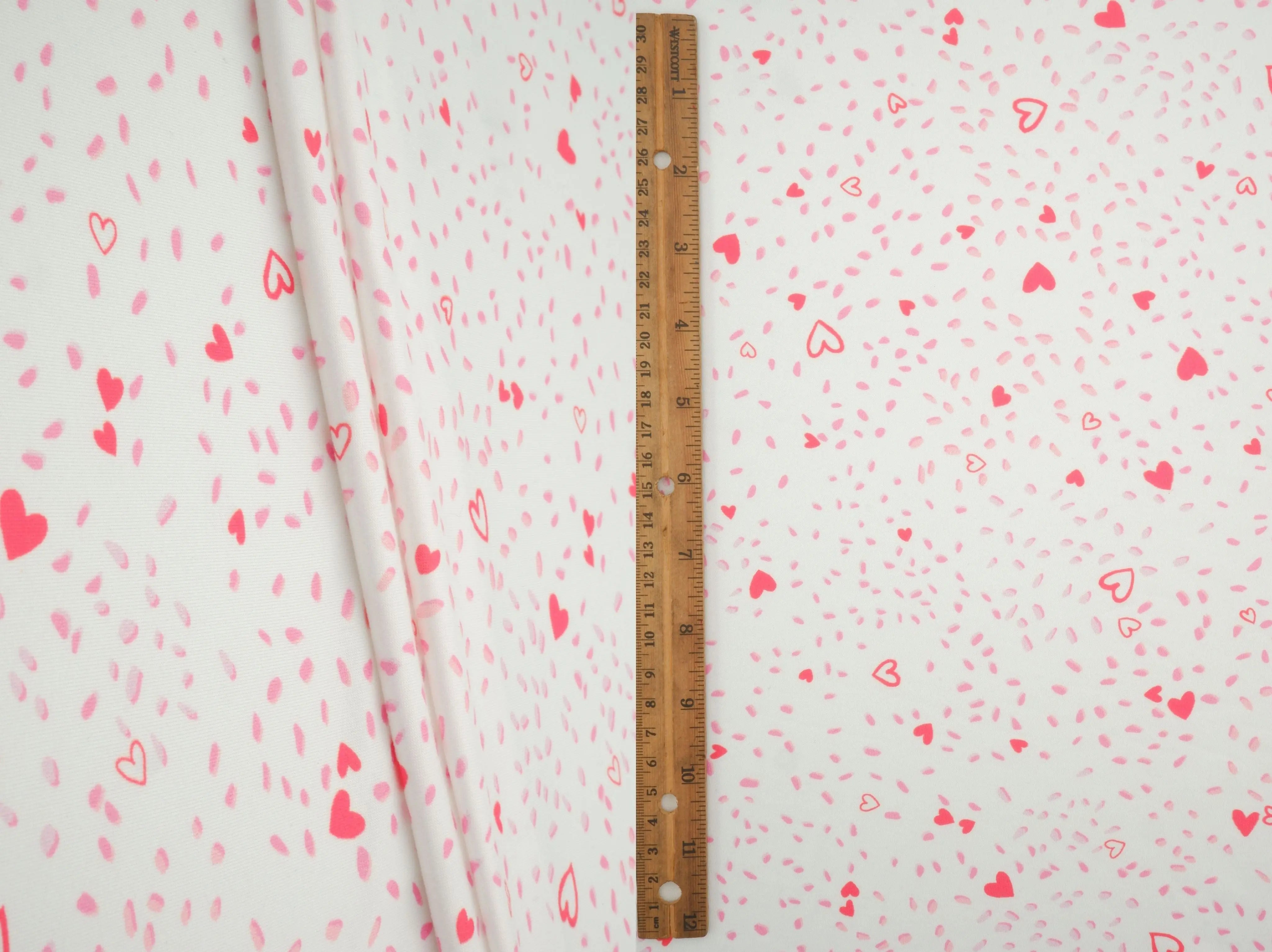 DKNT4520-M11758 IVORY ACTIVEWEAR BIKER SHORTS BLOUSE BODYSUIT BOTTOMS CAMI DIGITAL PRINT DRESS DTY BRUSHED HEART IVORY KNIT PANTS PEACH POLYESTER RED SKIRTS SPANDEX T-SHIRT TOPS