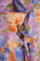 LACE4481-M11709 LAVENDER BLOUSE BOTTOMS CAMI DIGITAL PRINT DRESS FLOWER LACE POLYESTER SKIRTS SPANDEX TOPS