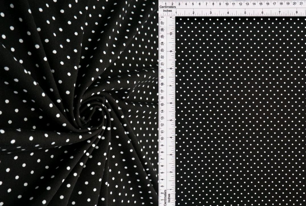KNT4520-DU1614 BLACK/IVORY BIKER SHORTS BLACK BLOUSE BODYSUIT BOTTOMS CAMI DOT DRESS DTY IVORY KNIT POLYESTER PRINT SKIRTS SPANDEX TOPS