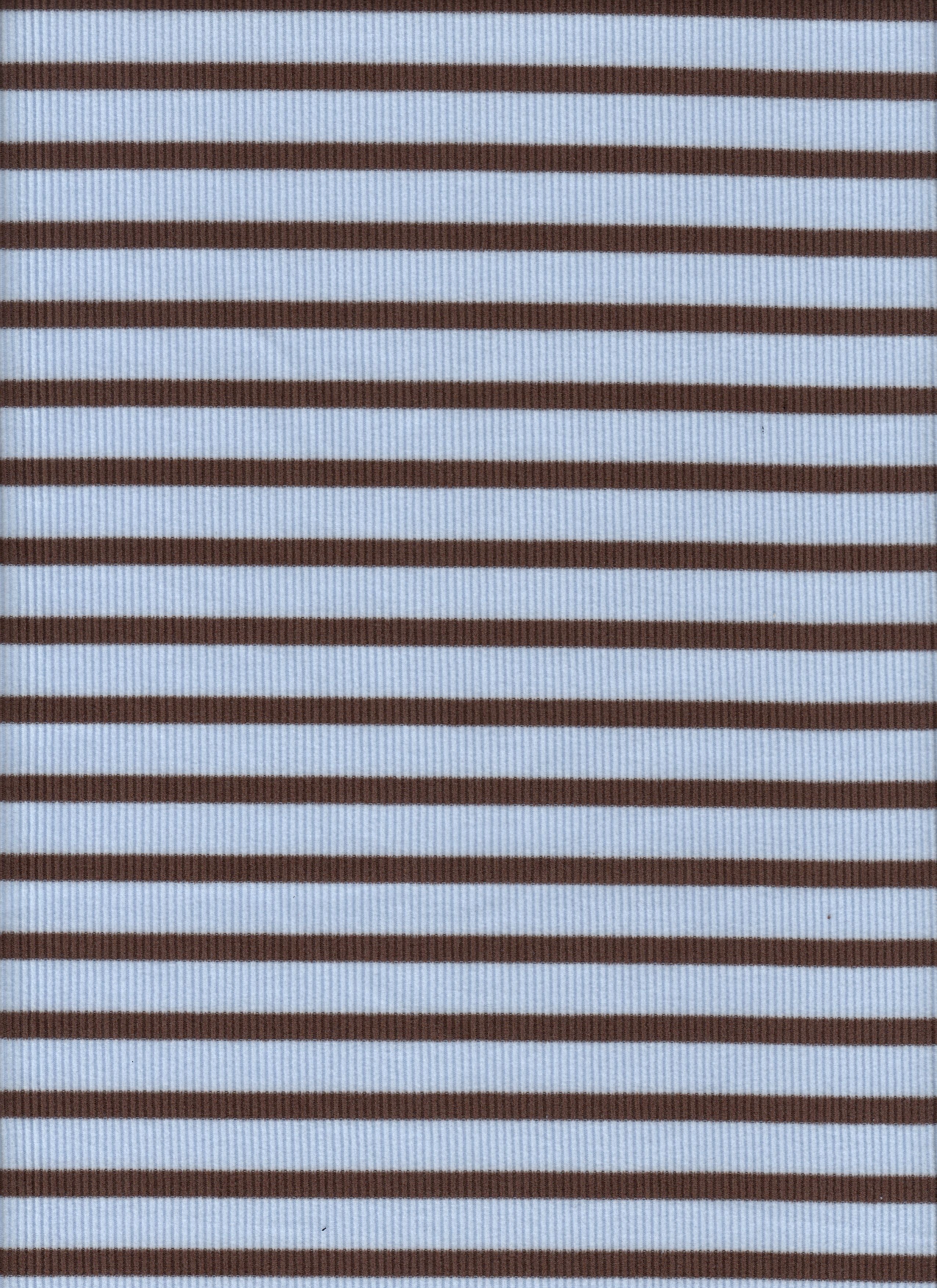 KNT4586 BLUE LT/BROWN BLOUSE BOTTOMS CAMI DRESS FLEECE KNIT LOUNGEWEAR POLYESTER RIBBED 2X2 SKIRTS SPANDEX STRETCH STRIPE SWEATSHIRT TOPS TUNICS