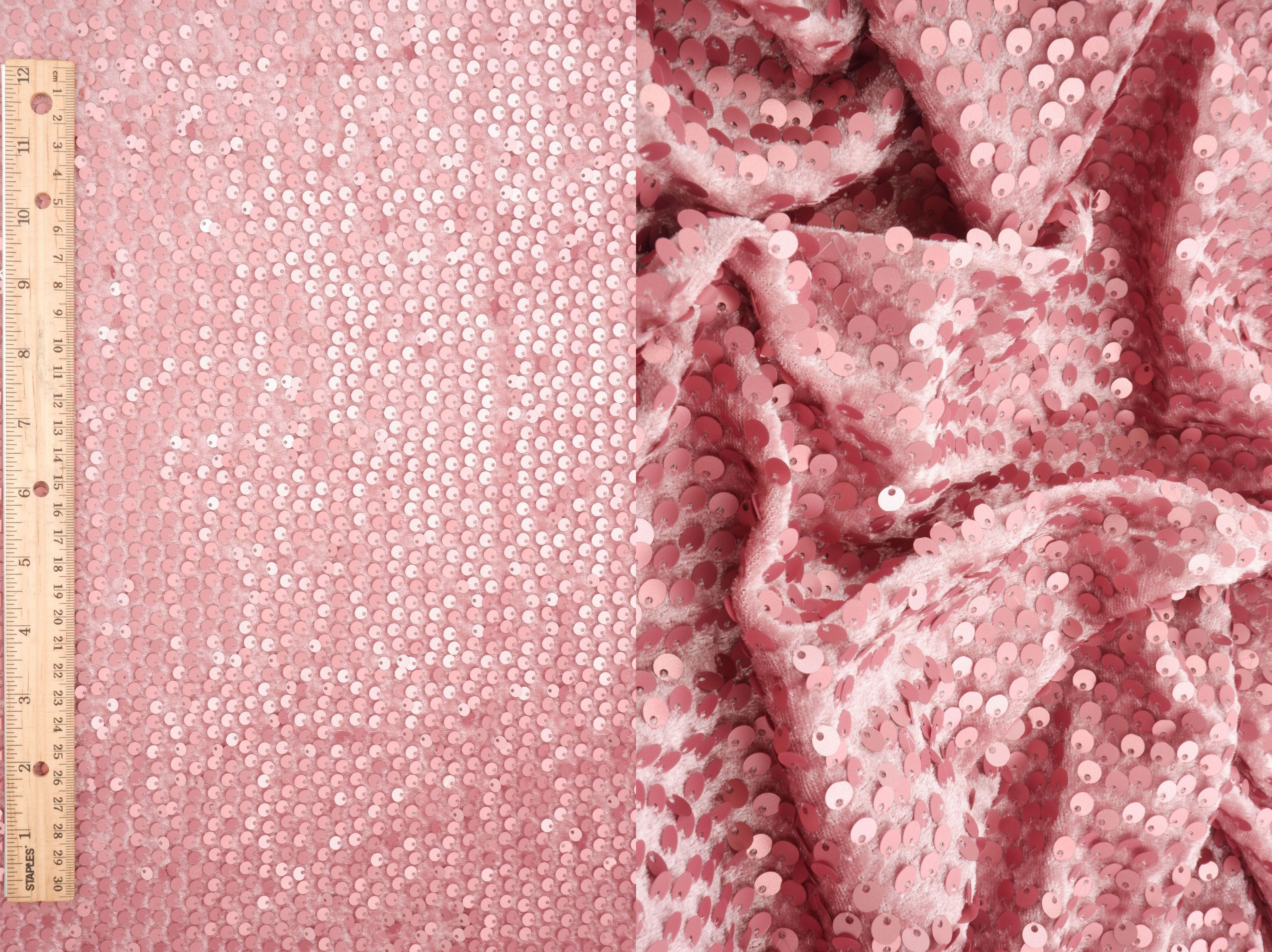 SEQ-2324 FLAMINGO KNIT SEQUINS