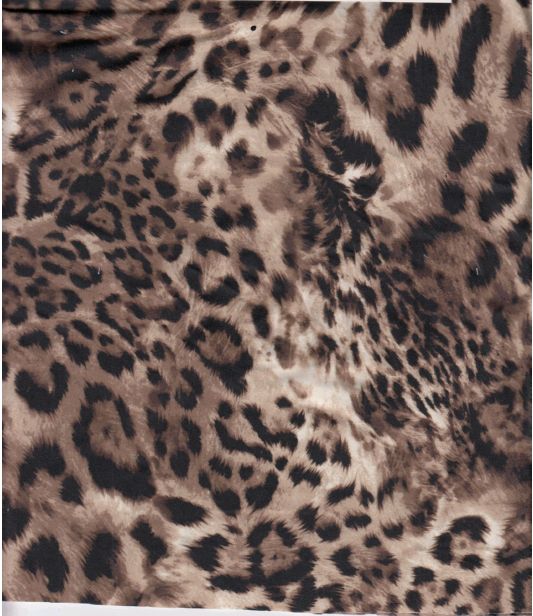 KNT4520-DU536 MOCHA BROWN ACTIVEWEAR ANIMAL BIKER SHORTS BLOUSE BODYSUIT BOTTOMS CAMI DIGITAL PRINT DRESS DTY BRUSHED KNIT LEOPARD PANTS POLYESTER SKIRTS SPANDEX T-SHIRT TOPS