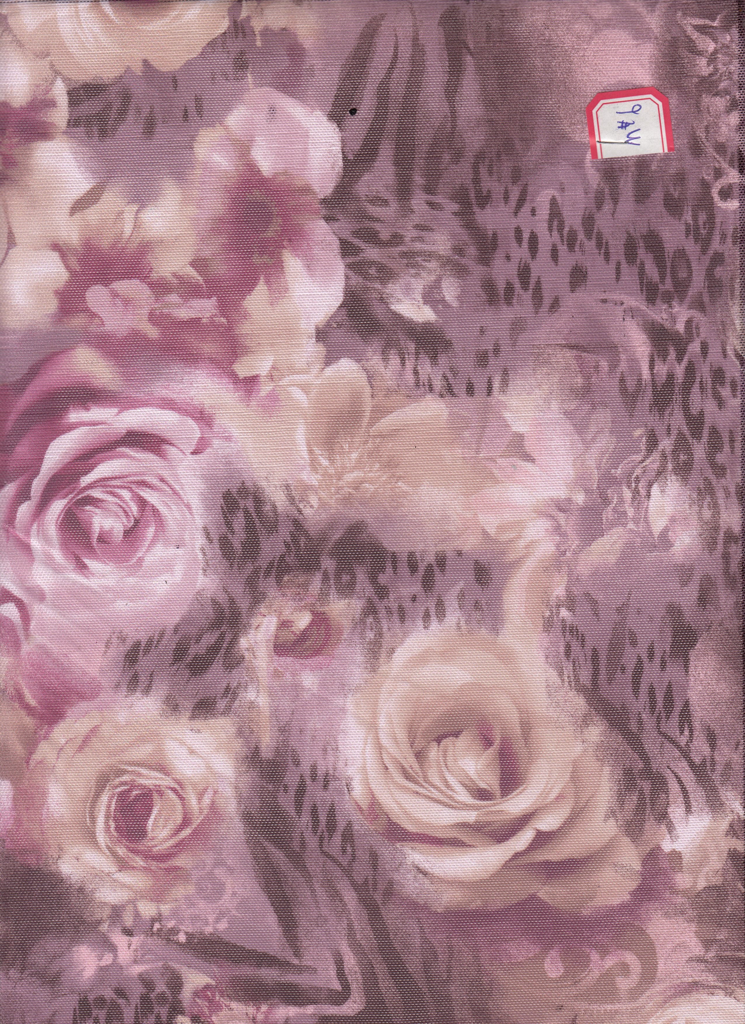 MESH-MS11888 ROSE DUSTY BLOUSE BOTTOMS CAMI DIGITAL PRINT DRESS FLOWER LEOPARD MESH POLYESTER SKIRTS SPANDEX T-SHIRT TOPS