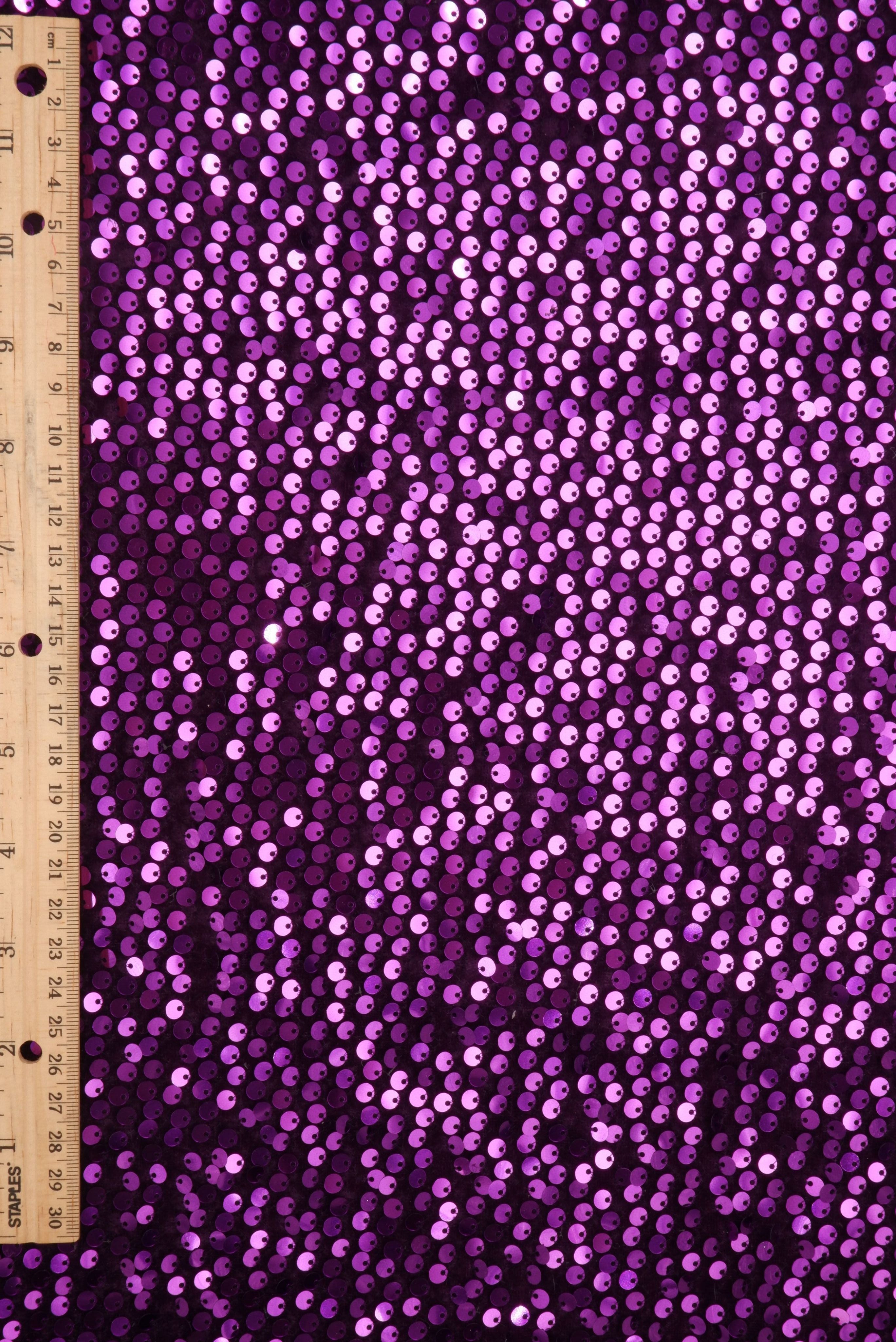 SEQ-2324 PURPLE KNIT SEQUINS