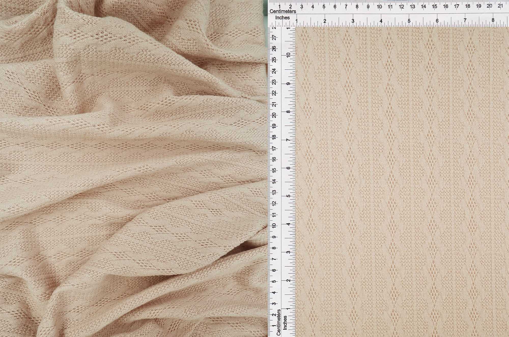 KNT4422 SAND BOTTOMS CAMI CREAM DRESS JACQUARD KNIT NO-PRINT OUTERWEAR POLYESTER SOLID SPANDEX STRETCH SWEATER TUNICS