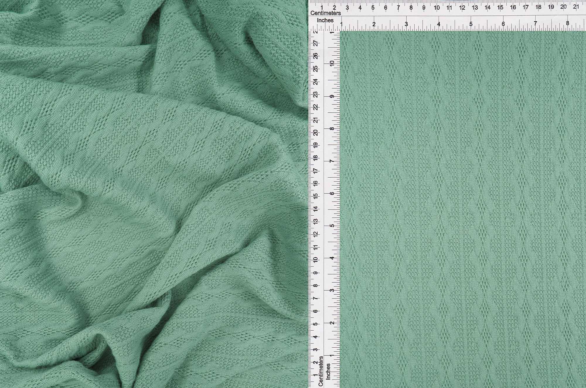 KNT4422 SEAFOAM BOTTOMS CAMI DRESS GREEN JACQUARD KNIT NO-PRINT OUTERWEAR POLYESTER SOLID SPANDEX STRETCH SWEATER TUNICS