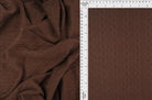 KNT4422 BROWN BOTTOMS BROWN CAMI DRESS JACQUARD KNIT NO-PRINT OUTERWEAR POLYESTER SOLID SPANDEX STRETCH SWEATER TUNICS