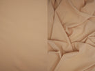 CRP1427 SAND BROWN NO-PRINT PEACH SKIN POLYESTER SOLID SPANDEX SUBLIMATION WOVEN