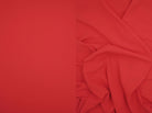 CRP1427 TOMATO RED NO-PRINT PEACH SKIN POLYESTER RED SOLID SPANDEX SUBLIMATION WOVEN