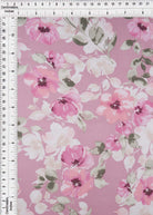 POP4427-MS10501 MAUVE BLOUSE BODYSUIT BOTTOMS CAMI DRESS FLORAL FLOWER PANTS POLYESTER PRINT SATIN SKIRTS SPANDEX TOPS WOVEN