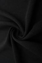 TECH-3311 BLACK BLACK BODYSUIT BOTTOMS CAMI CREPON DRESS KNIT NO-PRINT PANTS POLYESTER SKIRTS SOLID SPANDEX SUBLIMATION TECHNO CREPE TOPS TUNICS