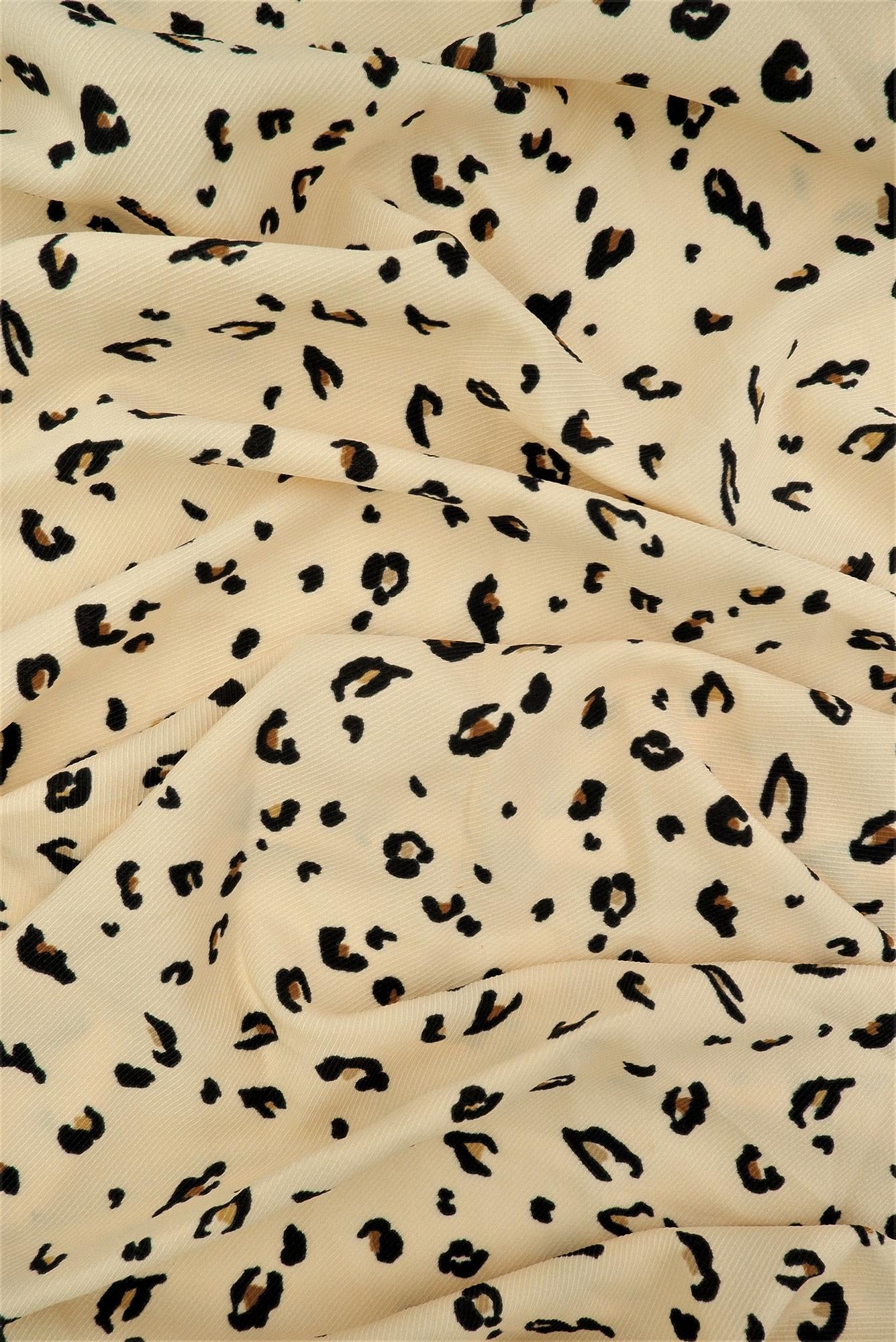 POP4435-MS10516 BEIGE ANIMAL BLACK BLOUSE BODYSUIT BOTTOMS BROWN CAMI DRESS LEOPARD PANTS POLYESTER PRINT SKIRTS SPANDEX T-SHIRT TOPS TWILL WOVEN