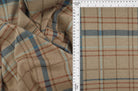 KNT4449 TAN BLUE BOTTOMS BROWN DRESS KNIT OUTERWEAR PANTS PLAID POLYESTER RED SKIRTS SOLID SPANDEX STRETCH TOPS YARN DYED