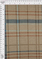 KNT4449 TAN BLUE BOTTOMS BROWN DRESS KNIT OUTERWEAR PANTS PLAID POLYESTER RED SKIRTS SOLID SPANDEX STRETCH TOPS YARN DYED