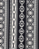 KNT2100-DU1200 BLACK/WHITE 1 DB BIKER SHORTS BODYSUIT BOHO BRUSHED CAMI DRESS DTY KNIT LOUNGEWEAR PANTS POLYESTER PRINT SPANDEX T-SHIRT TOPS TRIBAL TUNICS