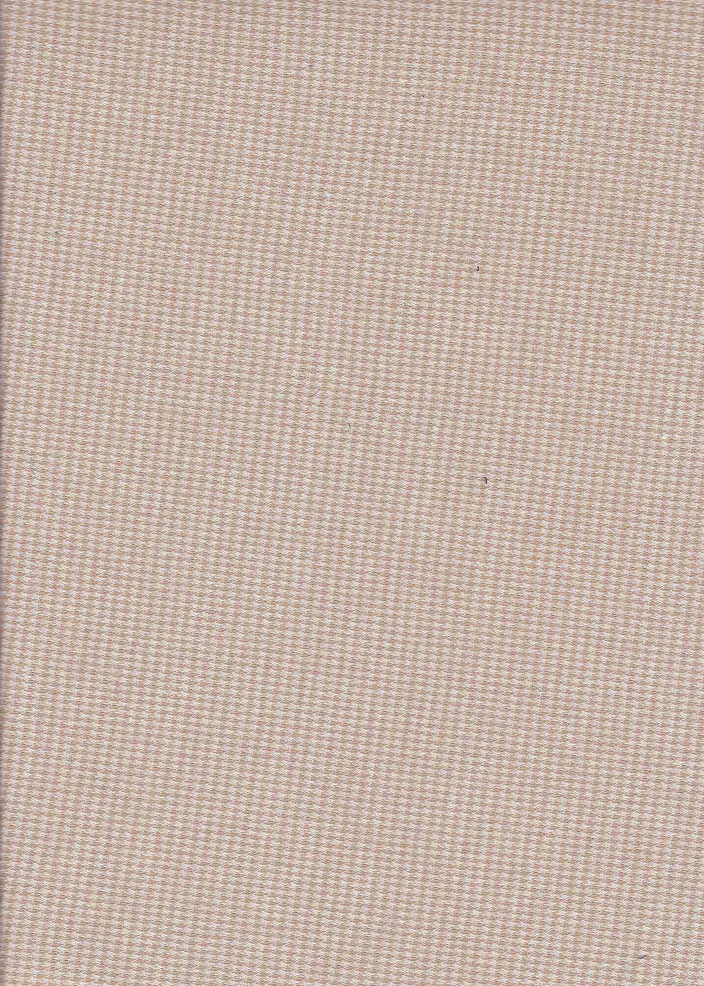 KNT3946 TAN/WHITE BOTTOMS DOUBLE KNIT HOUNDSTOOTH OUTERWEAR PANTS POLYESTER RAYON SKIRTS SOLID-B SPANDEX STRETCH TUNICS WHITE YARN DYED