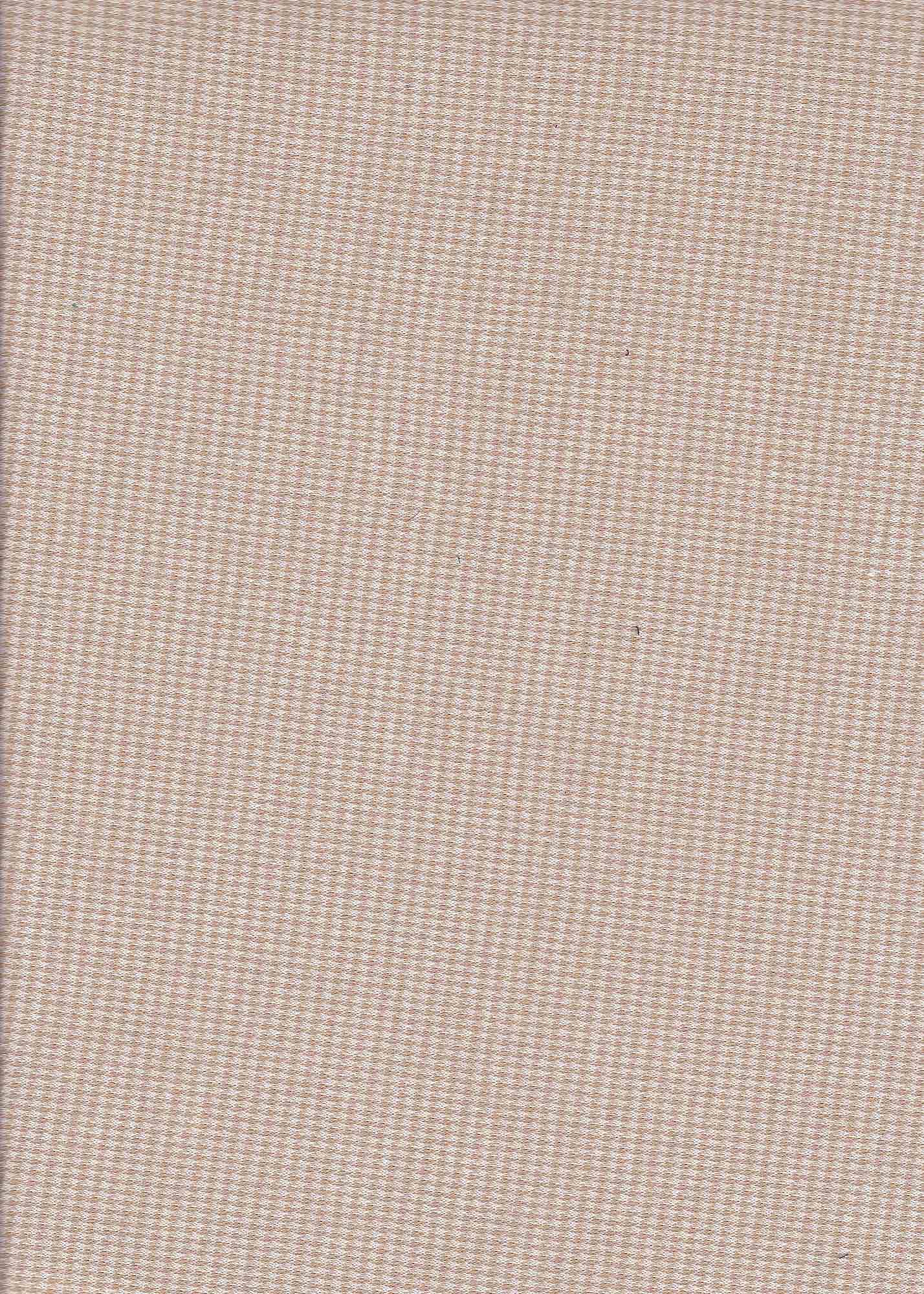 KNT3946 TAN/WHITE BOTTOMS DOUBLE KNIT HOUNDSTOOTH OUTERWEAR PANTS POLYESTER RAYON SKIRTS SOLID-B SPANDEX STRETCH TUNICS WHITE YARN DYED