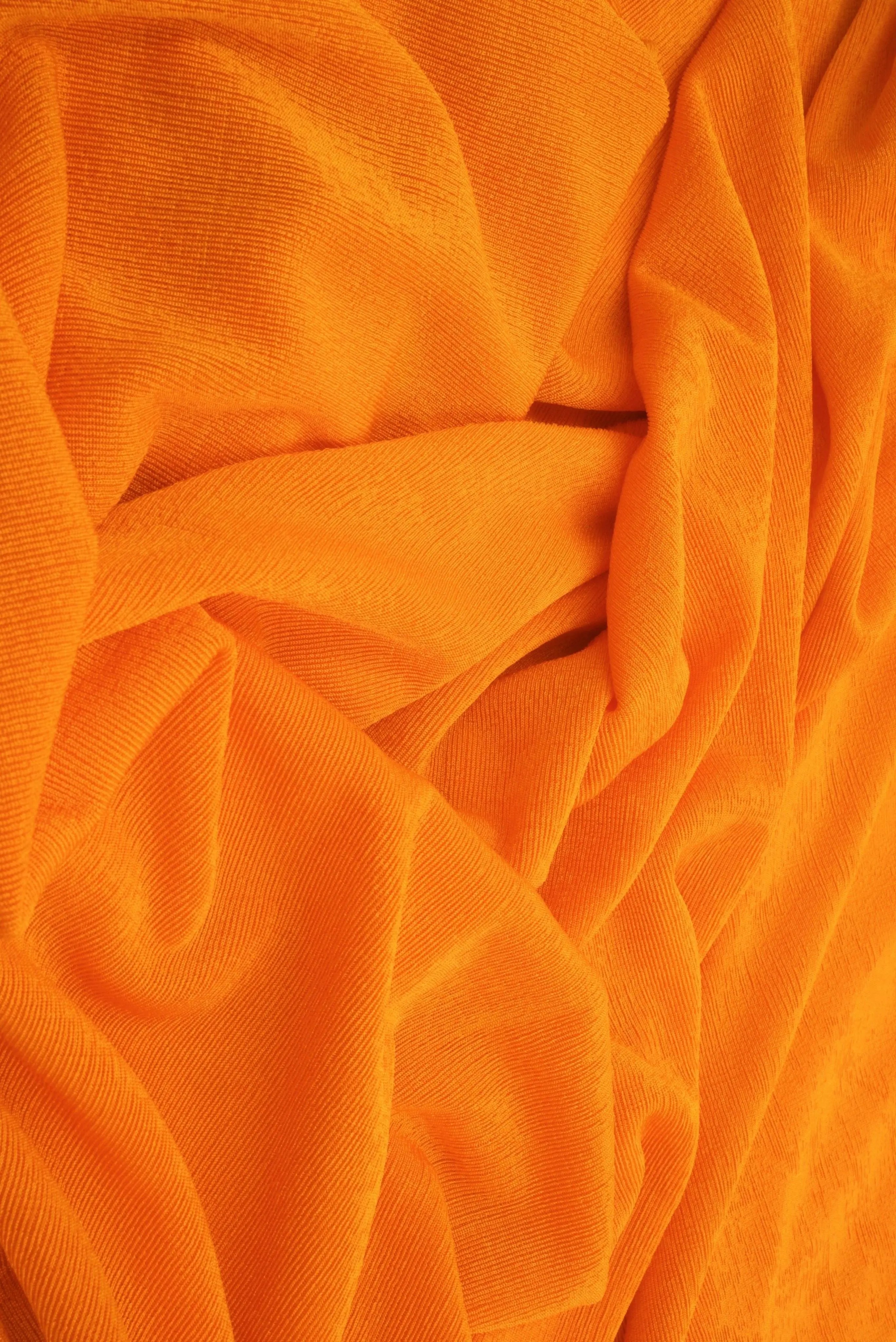 KNT3963 ORANGE BIKER SHORTS BODYSUIT BOTTOMS CAMI DRESS KNIT LOUNGEWEAR NO-PRINT ORANGE PANTS POLYESTER RIBBED 1X1 SLINKY SOLID SPANDEX STRETCH T-SHIRT TOPS TUNICS