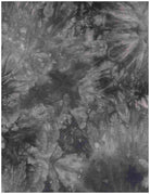 KNT3998 BLACK KNIT RAYON SOLID-B SPANDEX STRETCH TIE-DYE