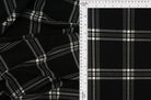 KNT3971-DU1708 BLACK BLACK BODYSUIT BOTTOMS CAMI DRESS KNIT PLAID POLYESTER PRINT SPANDEX STRETCH WHITE