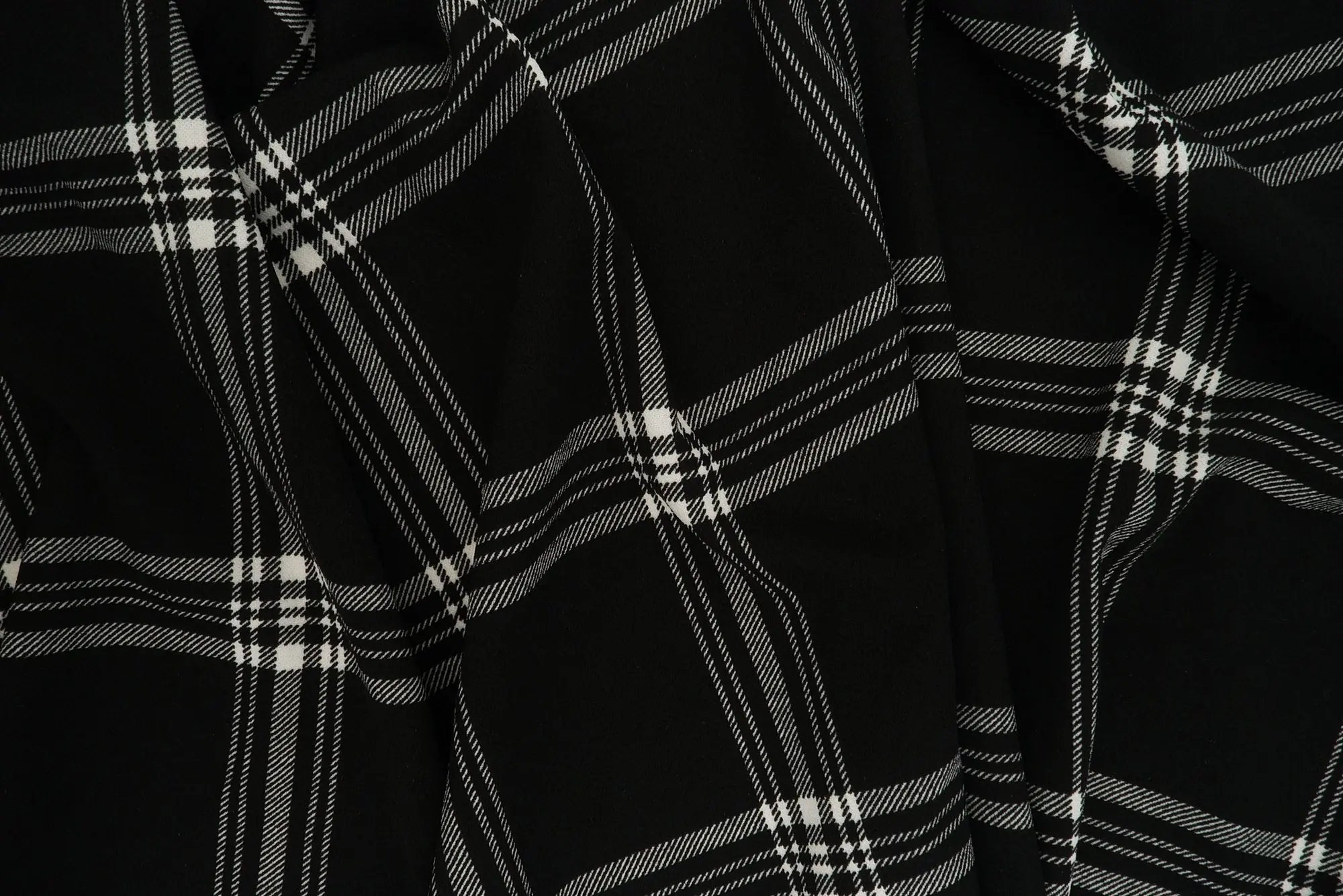 KNT3971-DU1708 BLACK BLACK BODYSUIT BOTTOMS CAMI DRESS KNIT PLAID POLYESTER PRINT SPANDEX STRETCH WHITE