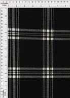 KNT3971-DU1708 BLACK BLACK BODYSUIT BOTTOMS CAMI DRESS KNIT PLAID POLYESTER PRINT SPANDEX STRETCH WHITE