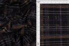 KNT4449 BLACK BLACK BOTTOMS BROWN DRESS GOLD KNIT OUTERWEAR PANTS PLAID POLYESTER SKIRTS SOLID SPANDEX STRETCH TOPS VIOLET YARN DYED