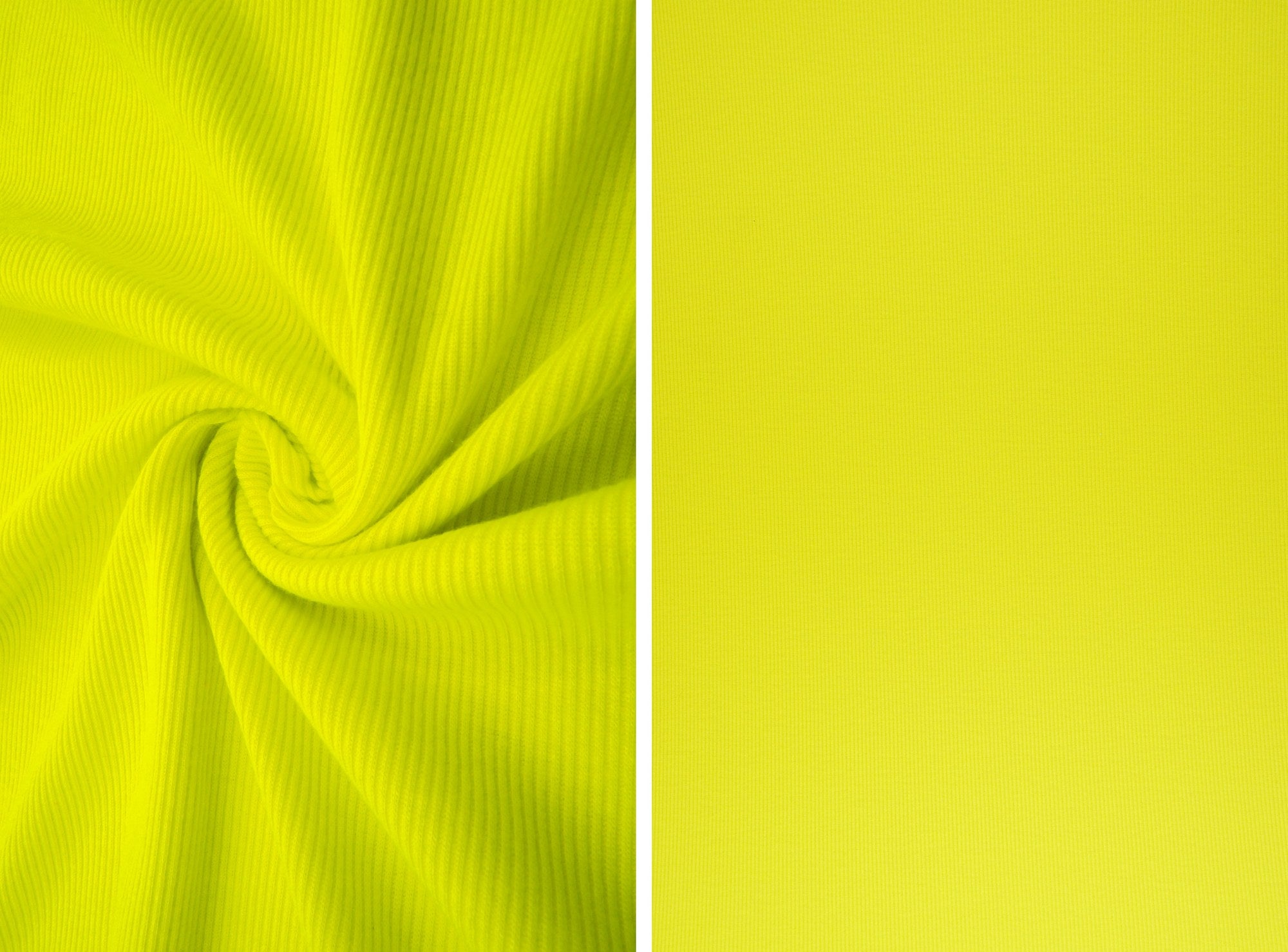 KNT3895 NEON YELLOW BLOUSE BODYSUIT BOTTOMS CAMI DRESS KNIT LOUNGEWEAR NEON NO-PRINT PANTS POLYESTER RIBBED 2X1 SKIRTS SOLID SPANDEX STRETCH TOPS