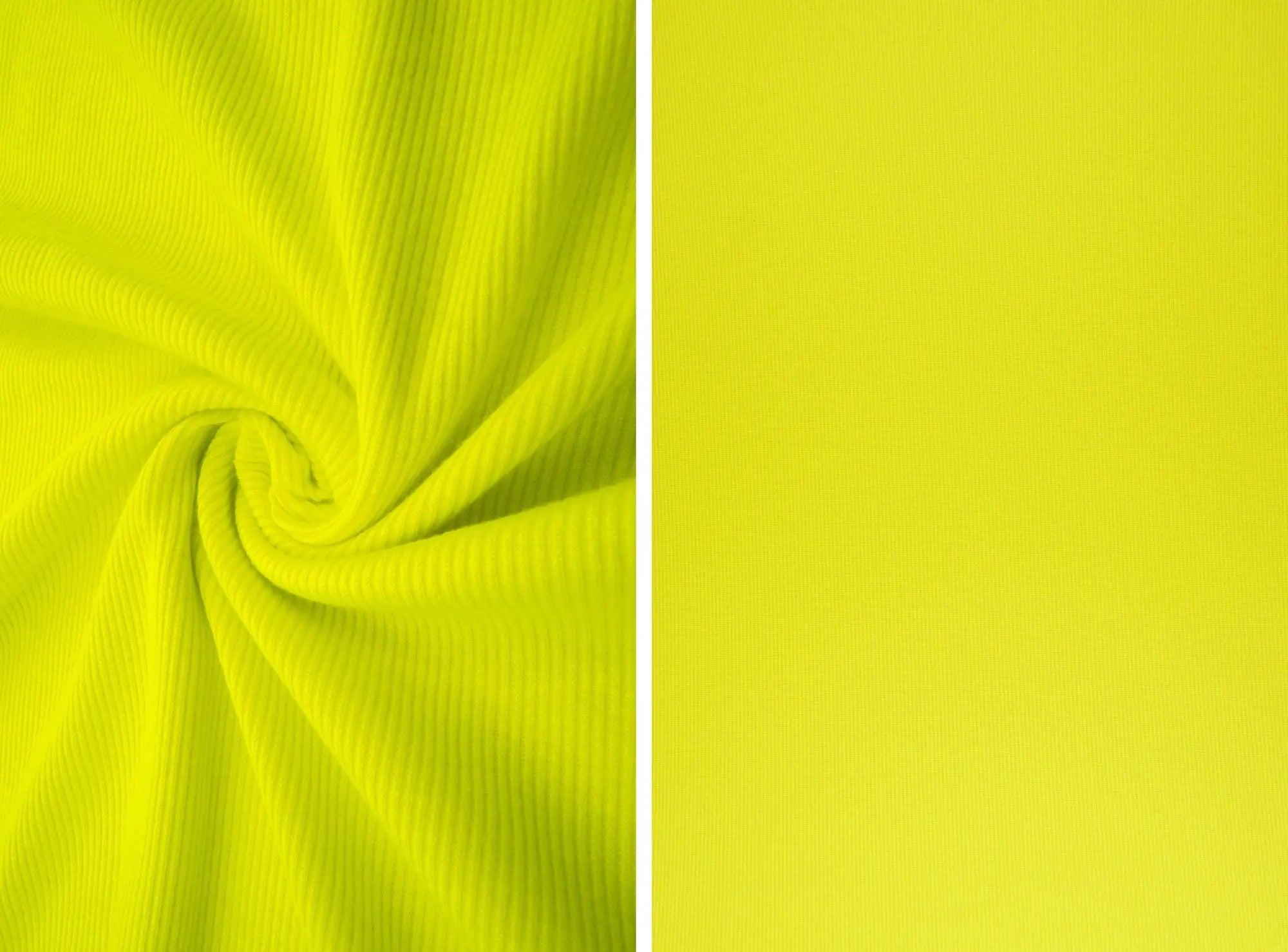 KNT3895 NEON YELLOW BLOUSE BODYSUIT BOTTOMS CAMI DRESS KNIT LOUNGEWEAR NEON NO-PRINT PANTS POLYESTER RIBBED 2X1 SKIRTS SOLID SPANDEX STRETCH TOPS