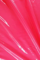 KNT4094 PINK HOT ACTIVEWEAR BIKER SHORTS COATED KNIT NO-PRINT OUTERWEAR PANTS POLYESTER RED SKIRTS SOLID SPANDEX STRETCH