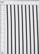 KNT1389-DU1587 WHITE/BLACK ACTIVEWEAR BIKER SHORTS BLACK BODYSUIT BOTTOMS CAMI DRESS DTY KNIT LOUNGEWEAR PANTS POLYESTER PRINT SKIRTS STRETCH T-SHIRT TOPS TUNICS VERTICAL STRIPE WHITE