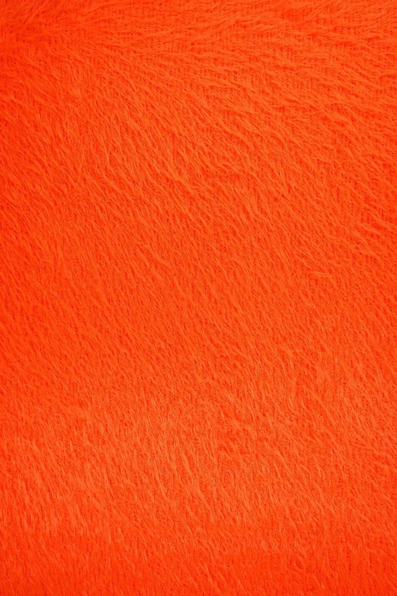 KNT4138 NEON ORANGE HACCI KNIT NEON NO-PRINT ORANGE OUTERWEAR POLYESTER SOLID SPANDEX STRETCH SWEATER TUNICS