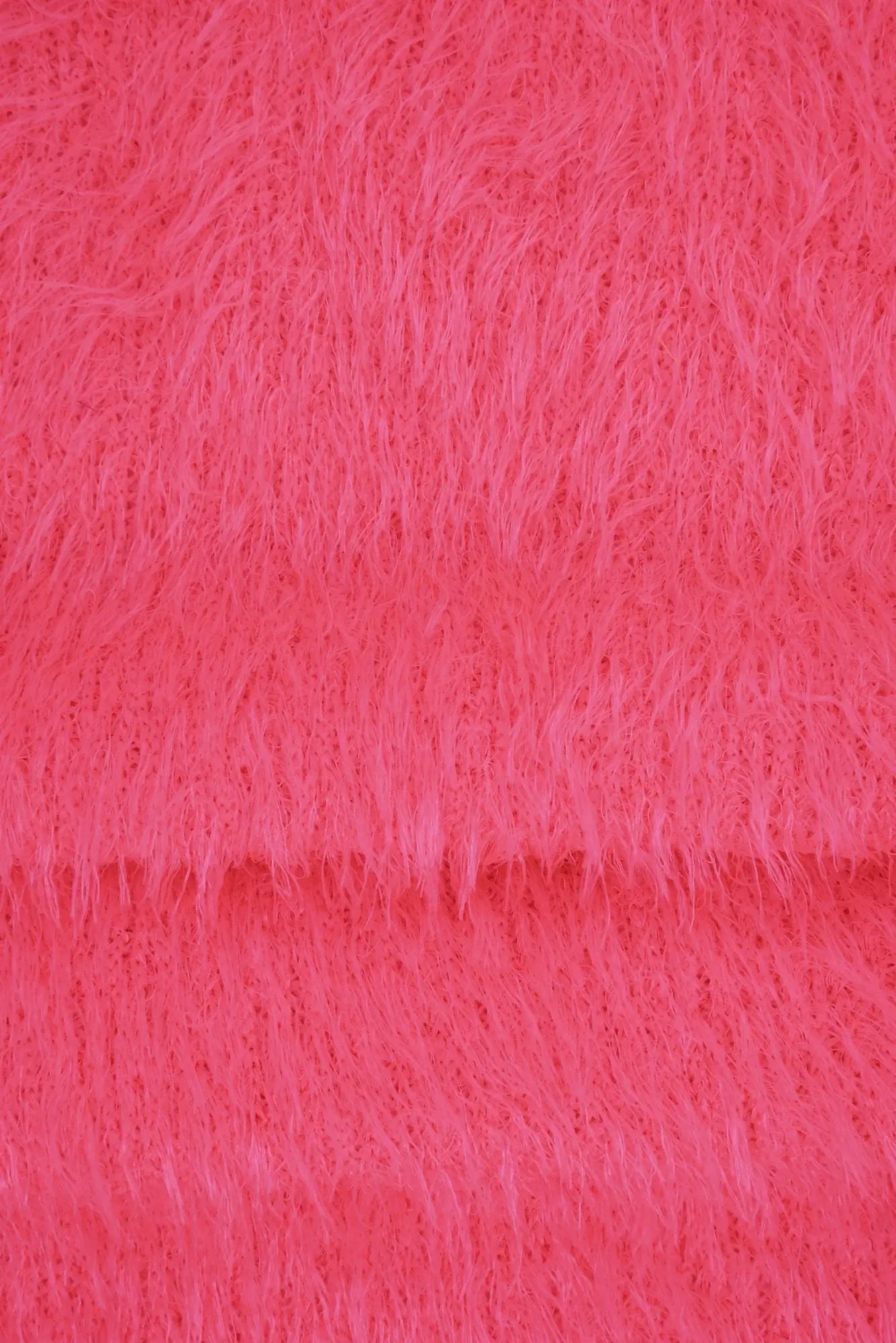 KNT4138 NEON PINK HACCI KNIT NEON NO-PRINT OUTERWEAR POLYESTER RED SOLID SPANDEX STRETCH SWEATER TUNICS