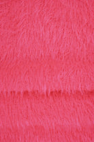 KNT4138 NEON PINK HACCI KNIT NEON NO-PRINT OUTERWEAR POLYESTER RED SOLID SPANDEX STRETCH SWEATER TUNICS