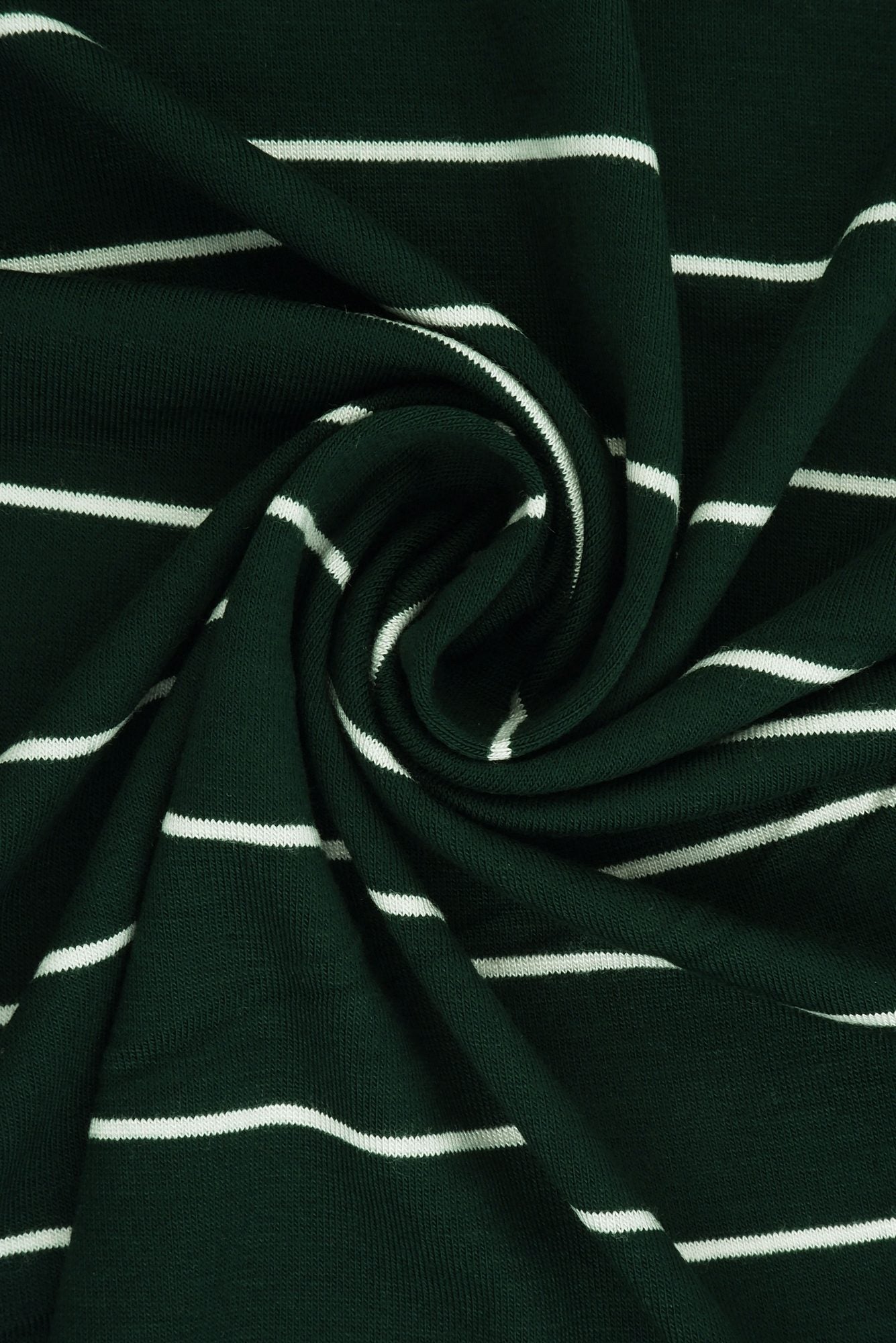 KNT4044 HUNTER GREEN/IVORY BLOUSE BOTTOMS CAMI DRESS GREEN HORIZONTAL STRIPE KNIT PANTS RAYON SKIRTS SOLID SPANDEX STRETCH TOPS TUNICS WHITE YARN DYED