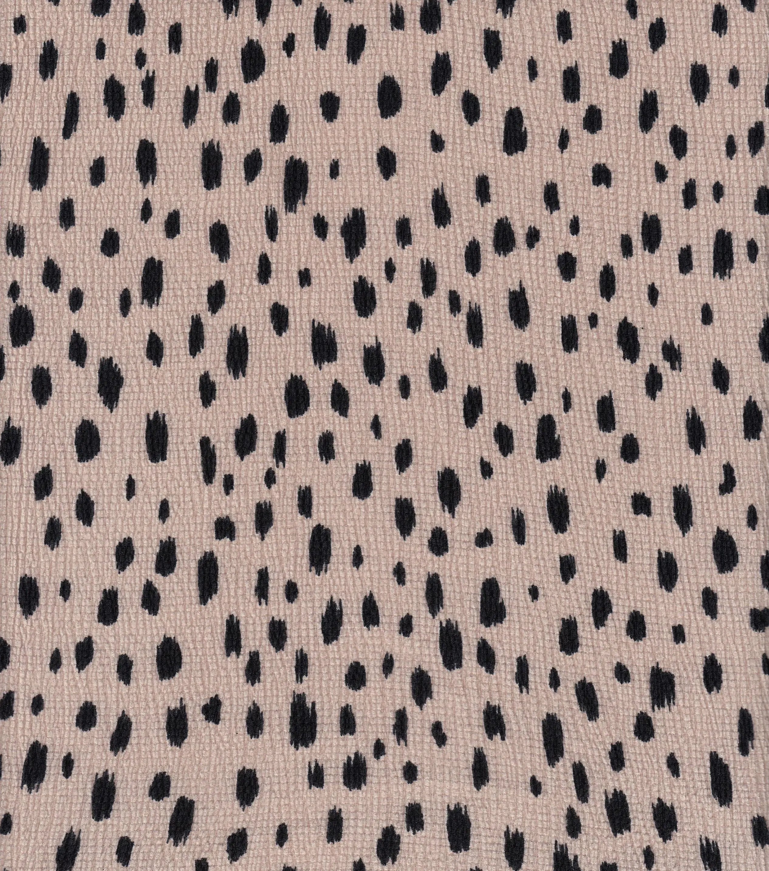 CRP4613-Q11110 TAUPE/BLACK BODYSUIT DRESS ELASTIC POLYESTER SKIRTS TOPS TUNICS WOVEN
