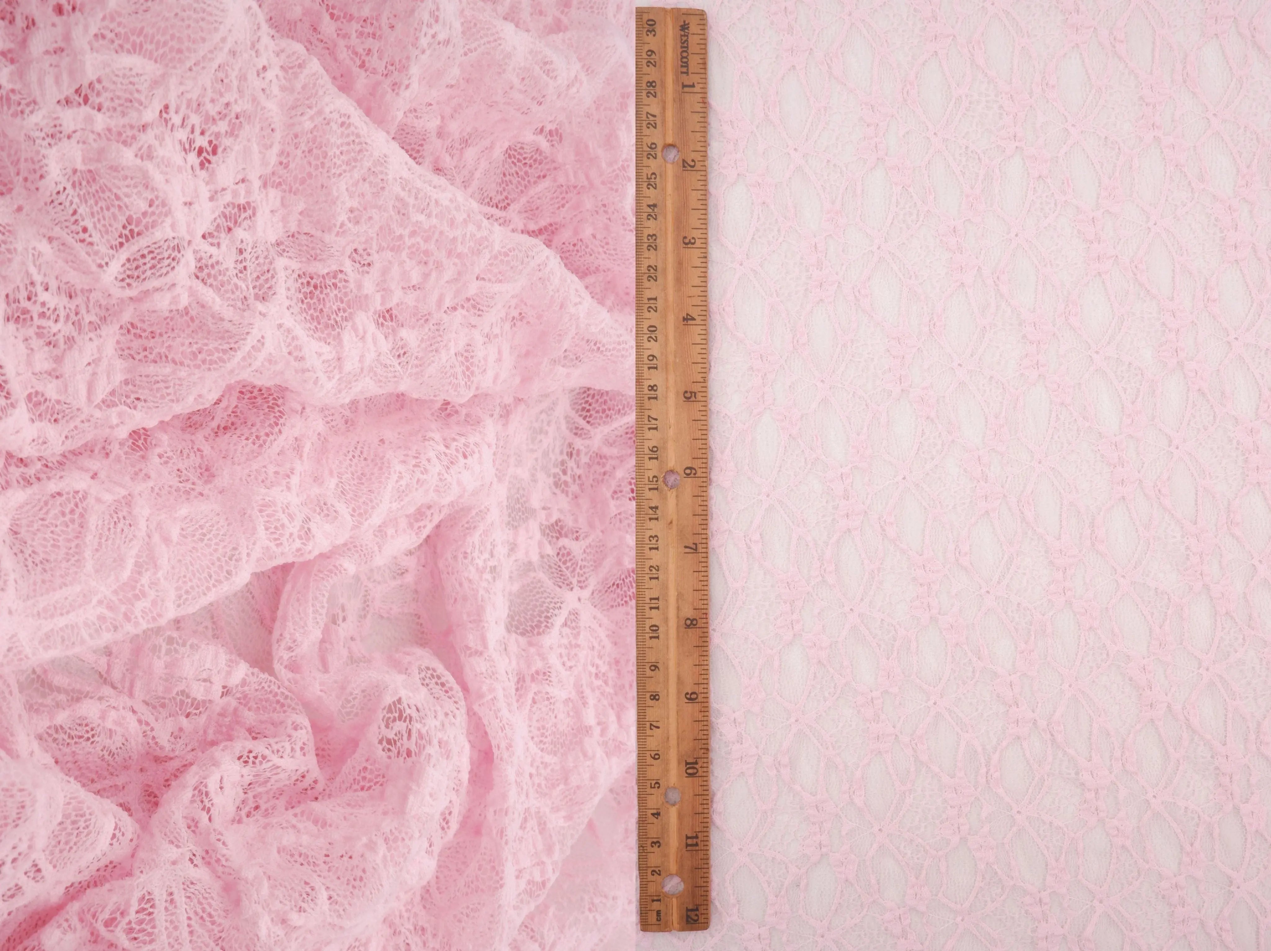 LACE4661 PINK KNIT