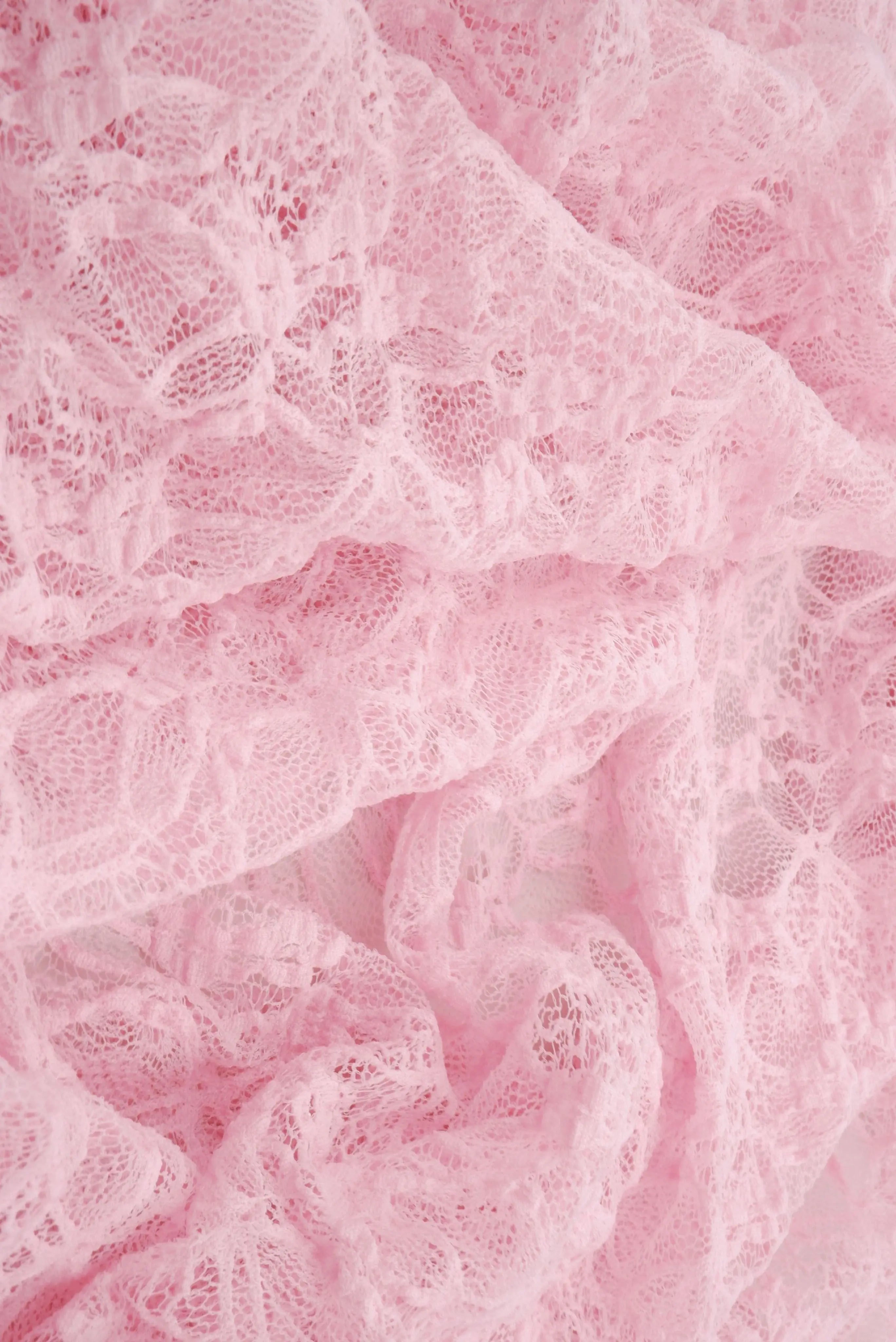 LACE4661 PINK KNIT