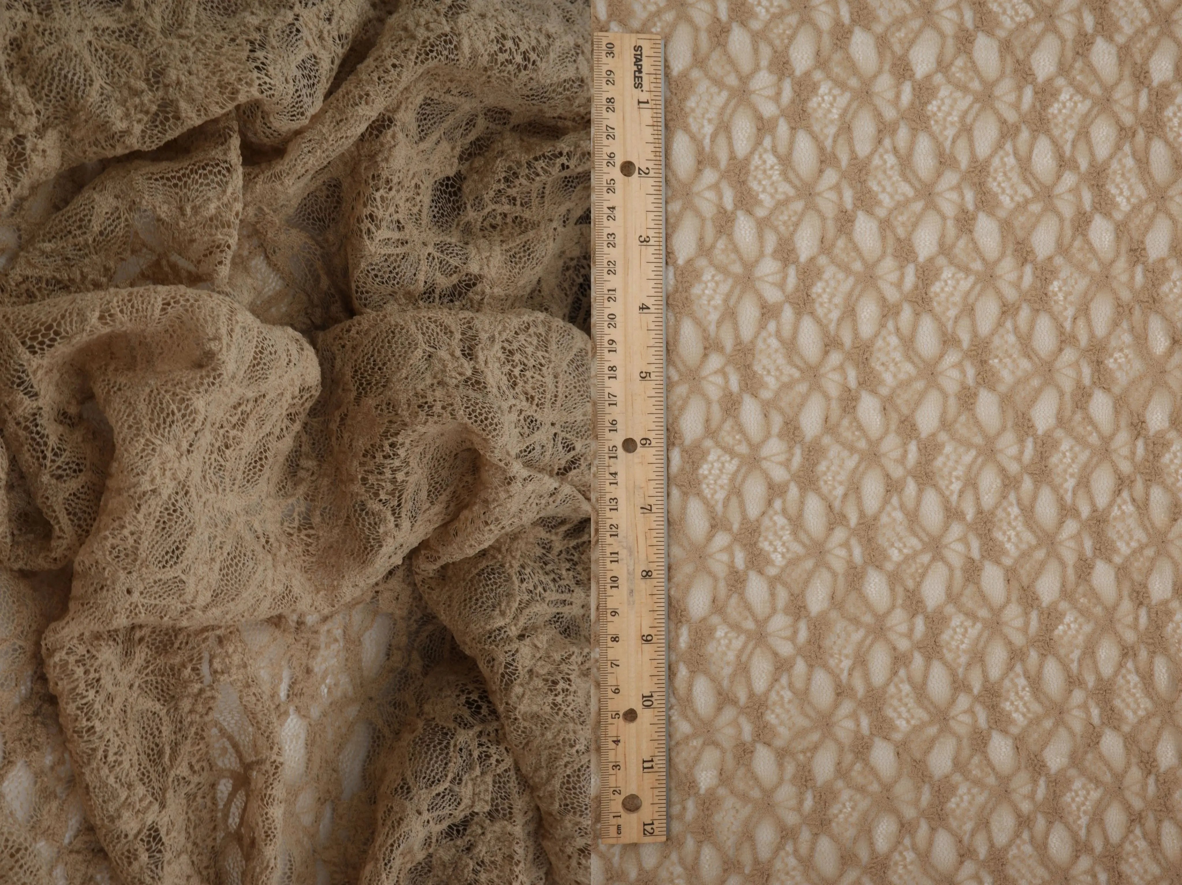 LACE4661 MOCHA KNIT