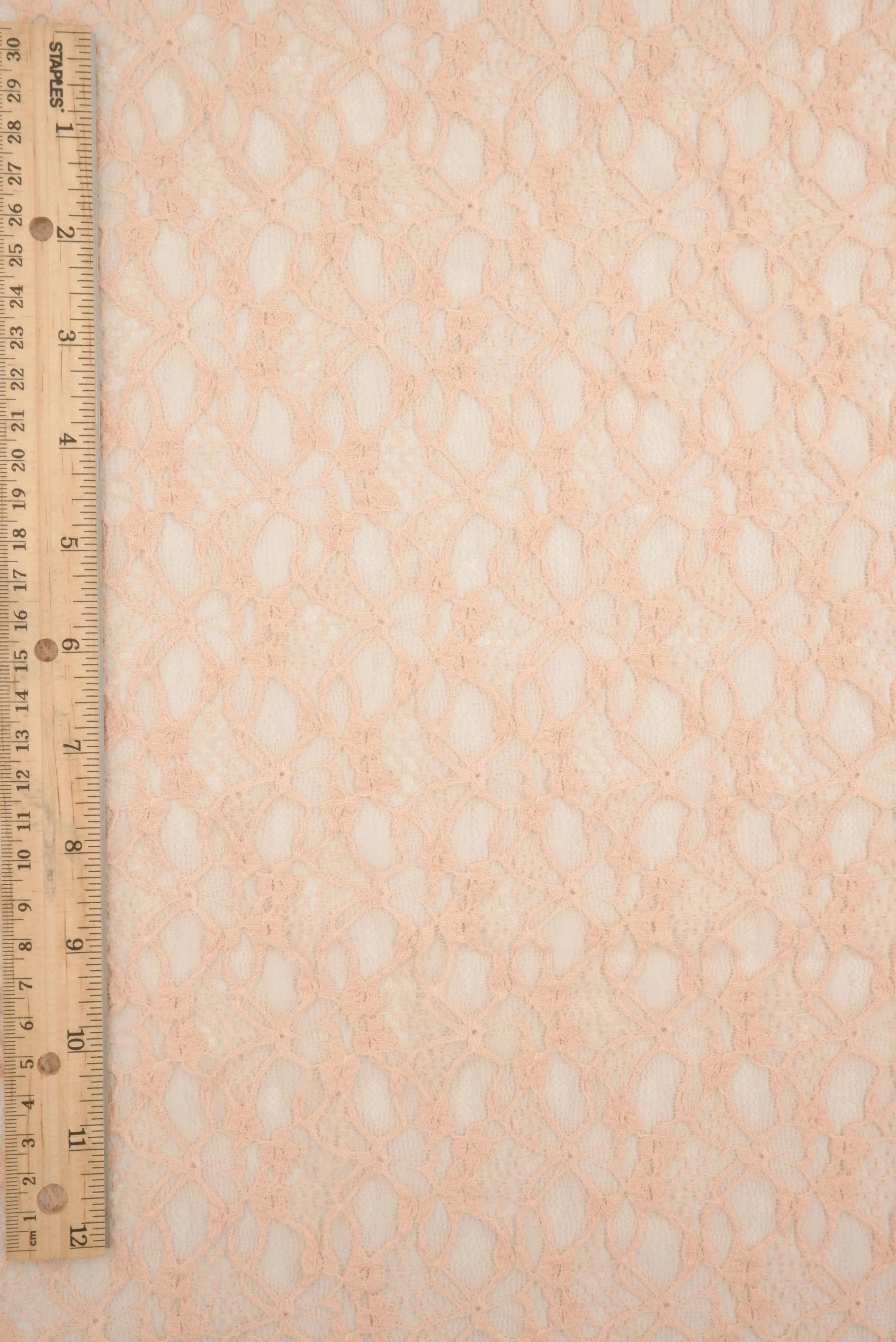 LACE4661 PEACH KNIT