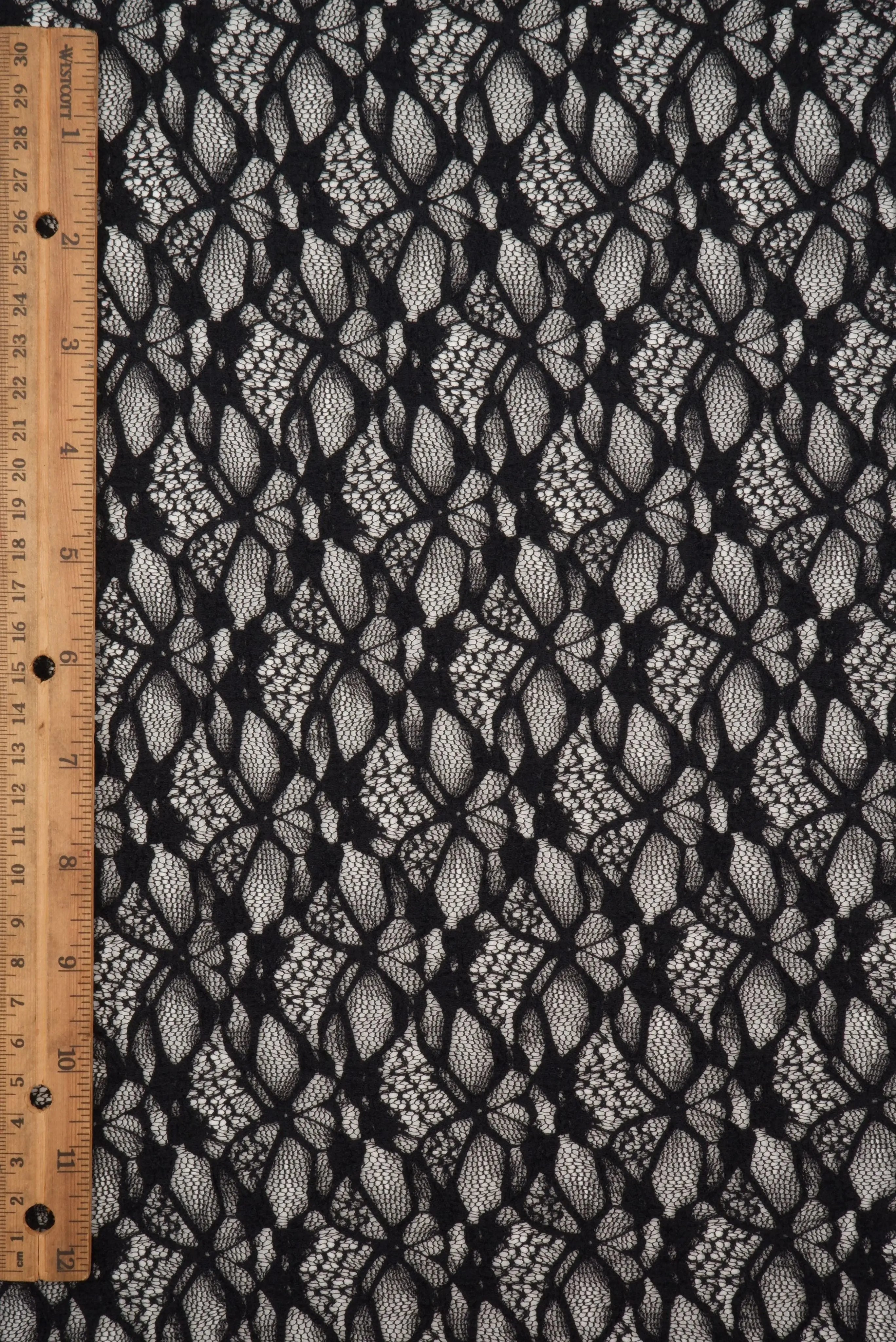 LACE4661 BLACK KNIT