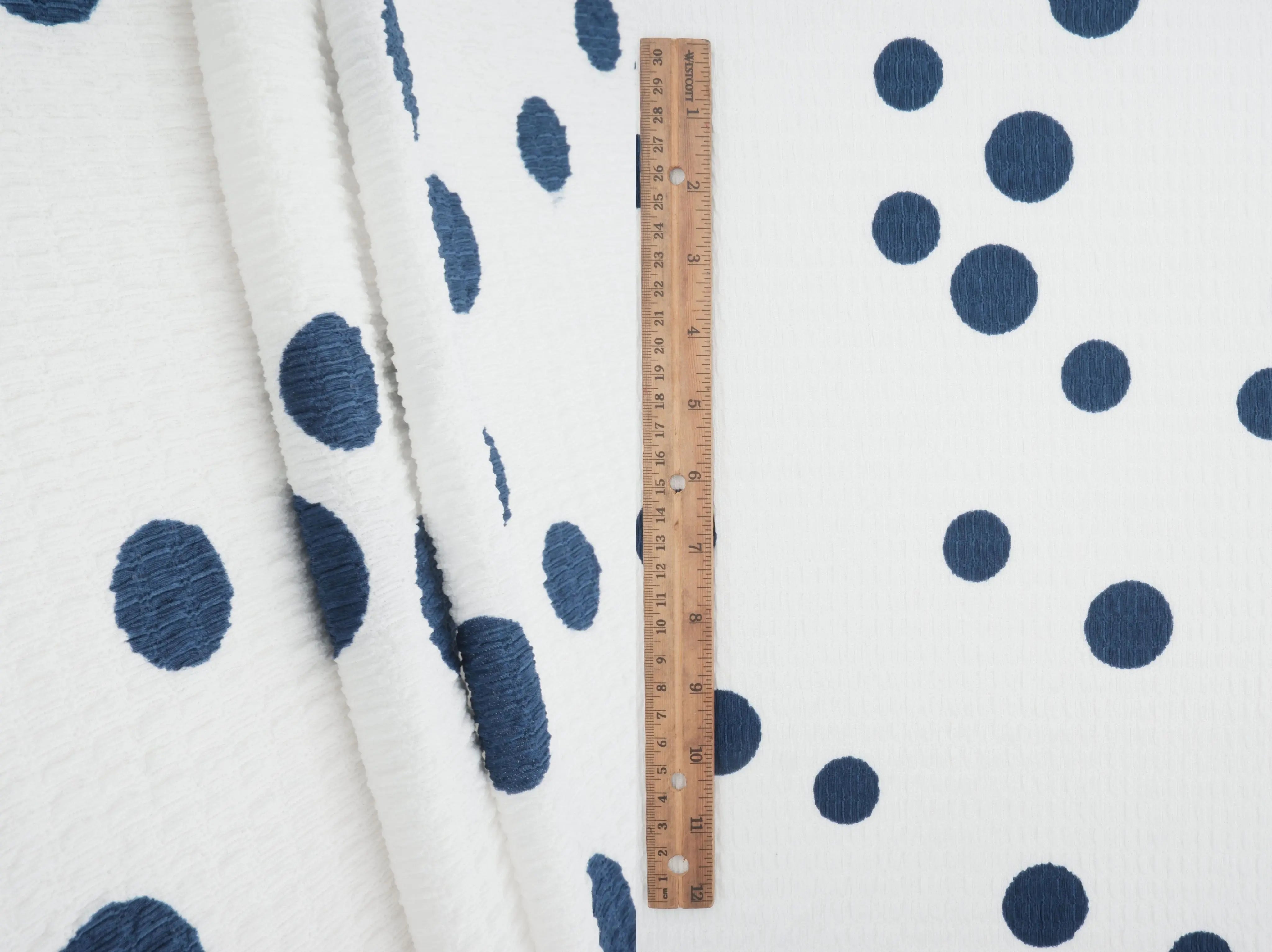 CRP4628-MS11094 IVORY/NAVY BOTTOMS CAMI CRINKLE DOT DRESS PANTS POLYESTER PRINT SKIRTS SPANDEX TOPS TUNICS WOVEN