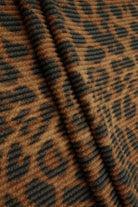 Cozy Animal Double Knit Jacquard Fabric   KNT4463-DU613 