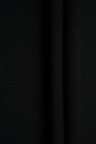 KNT4455 BLACK BODYSUIT BOTTOMS CAMI CRINKLE DRESS JERSEY KNIT LOUNGEWEAR NO-PRINT POLYESTER SKIRTS SOLID SPANDEX STRETCH TOPS