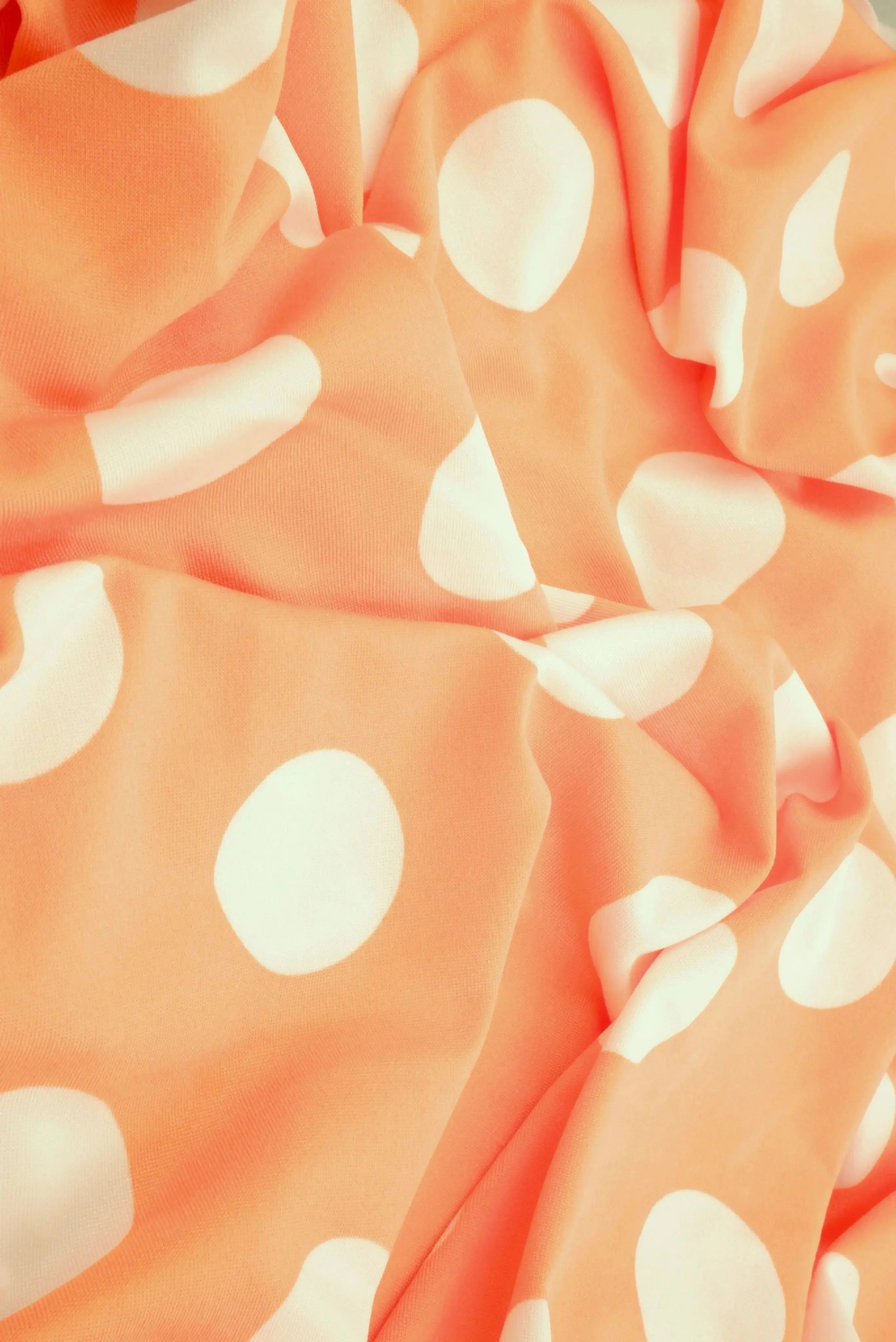 DTY Big Polka Dot Knit Fabric   KNT4498-DU186C 
