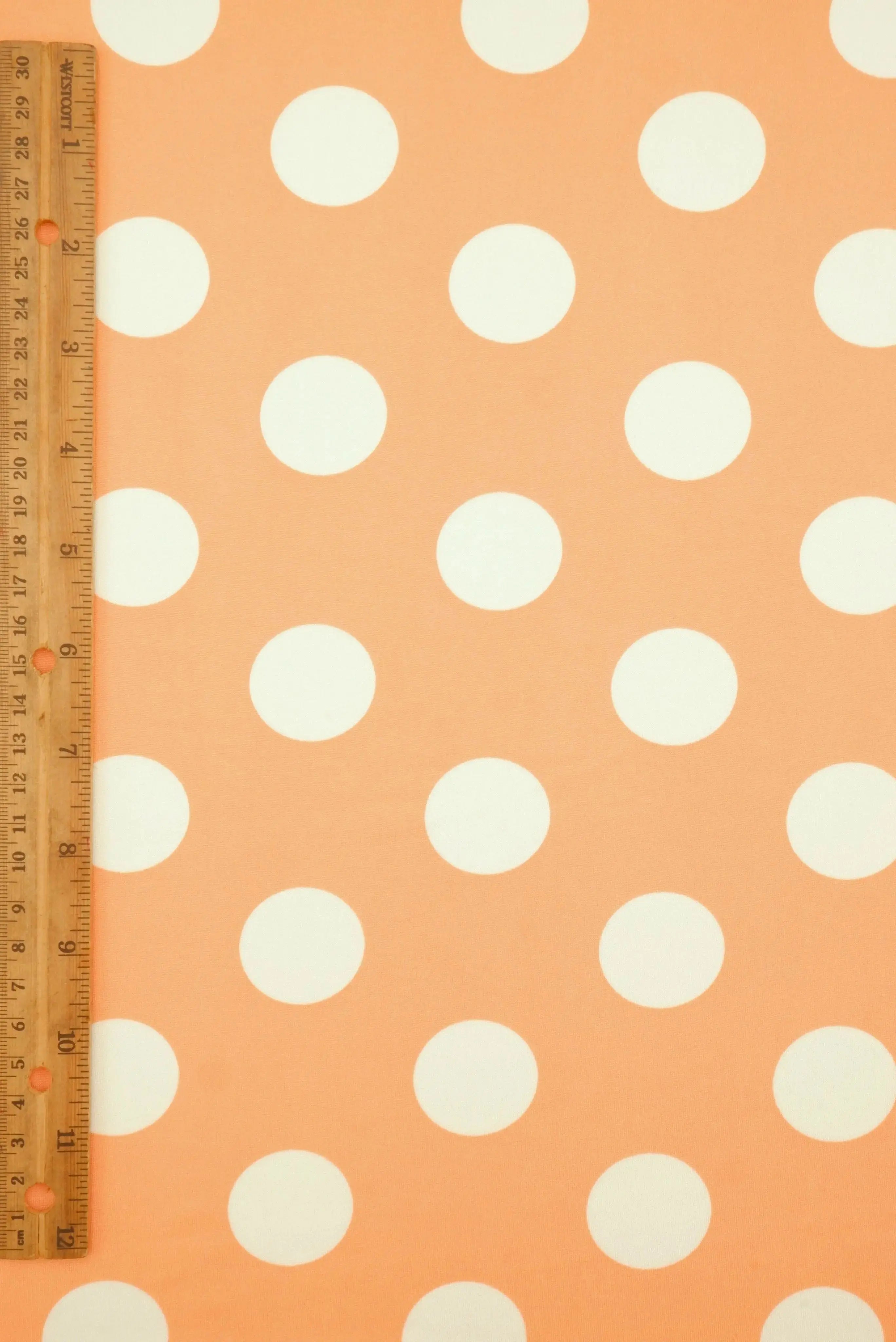 DTY Big Polka Dot Knit Fabric   KNT4498-DU186C 
