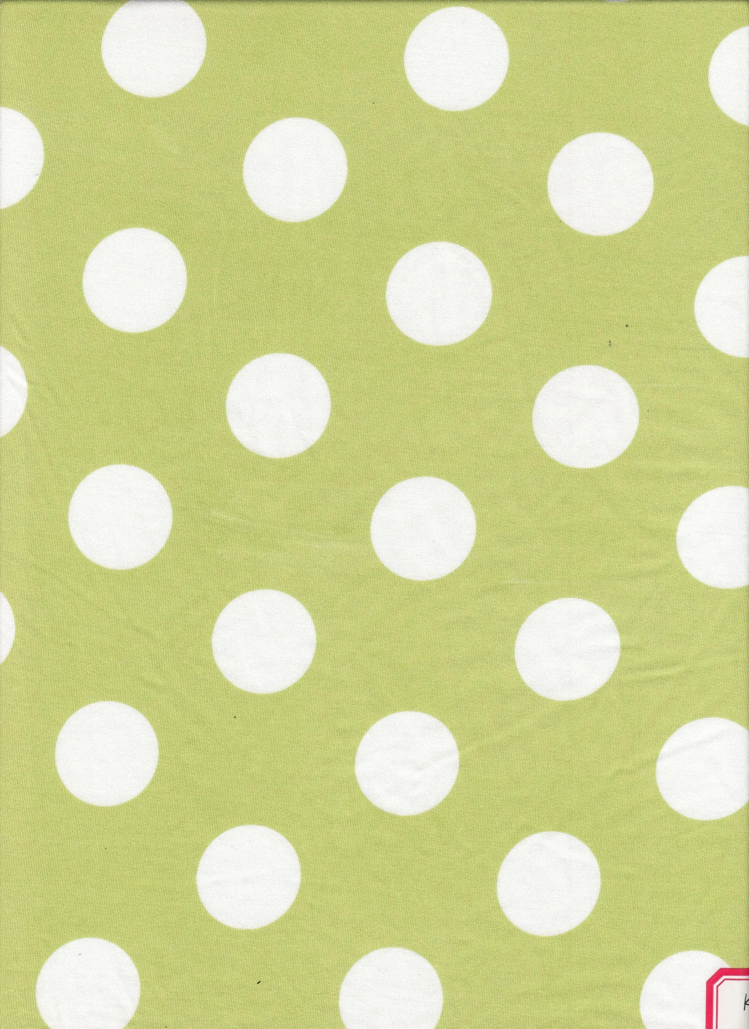 DTY Big Polka Dot Knit Fabric   KNT4498-DU186C 