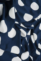 DTY Big Polka Dot Knit Fabric   KNT4498-DU186C 