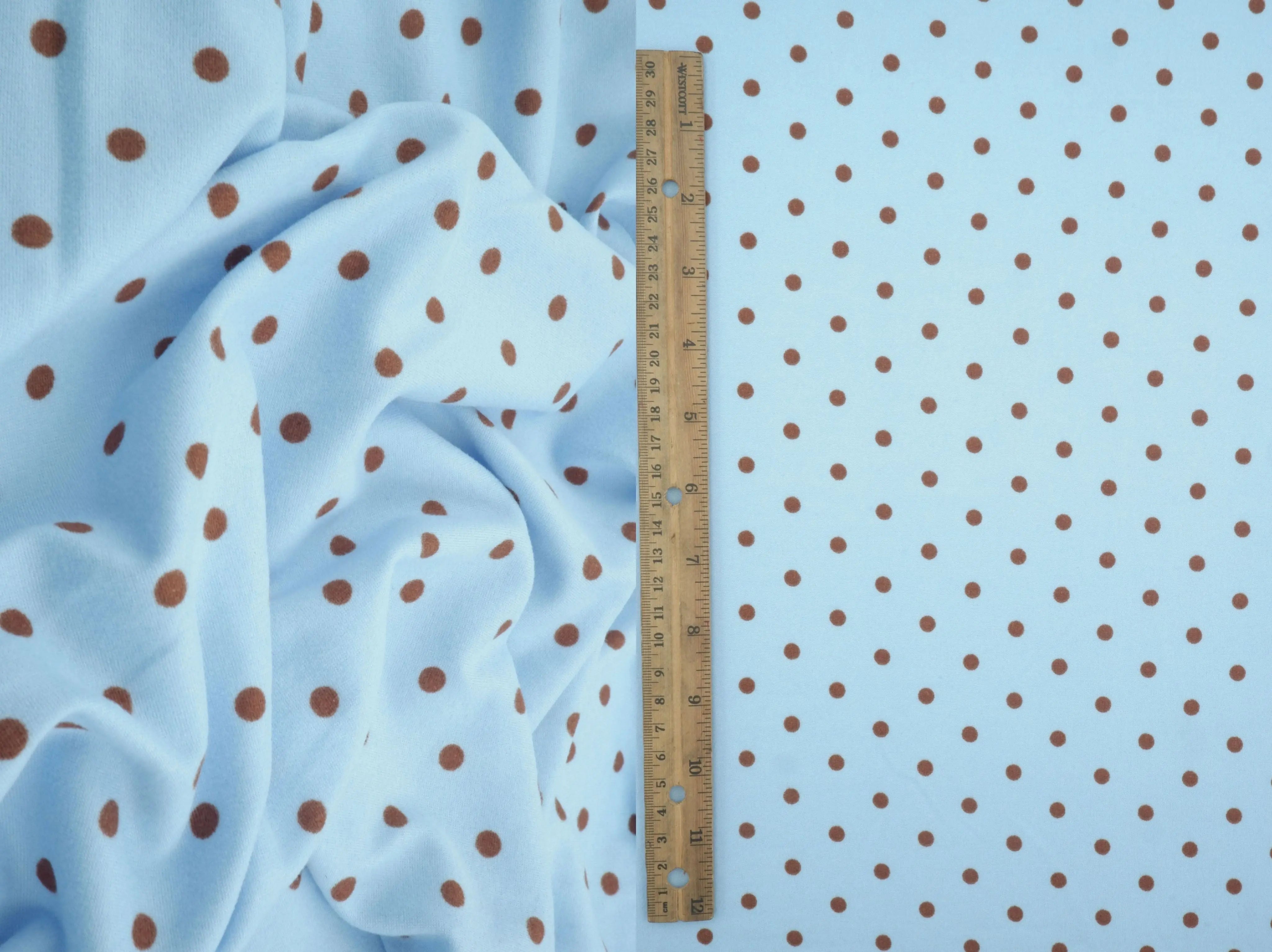 DTY Brushed Polka Dot Digital Print Knit KNT4520-MS11654 